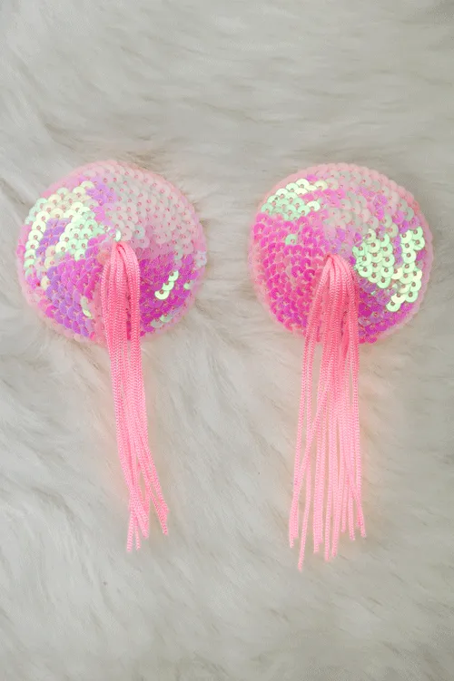 Round Sequin Nipple Pasties