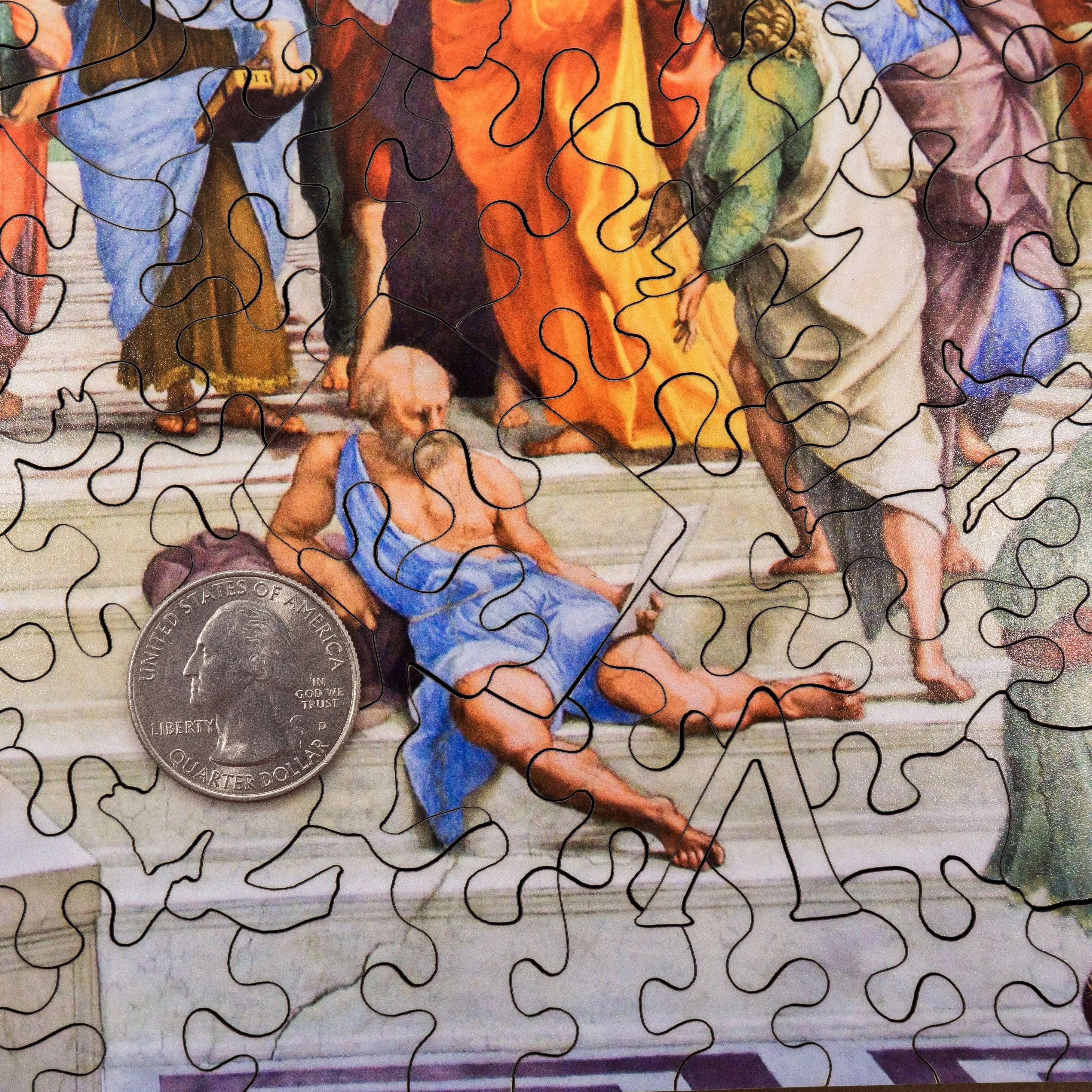 School of Athens by Raphael (551 Piece Wooden Jigsaw Puzzle)