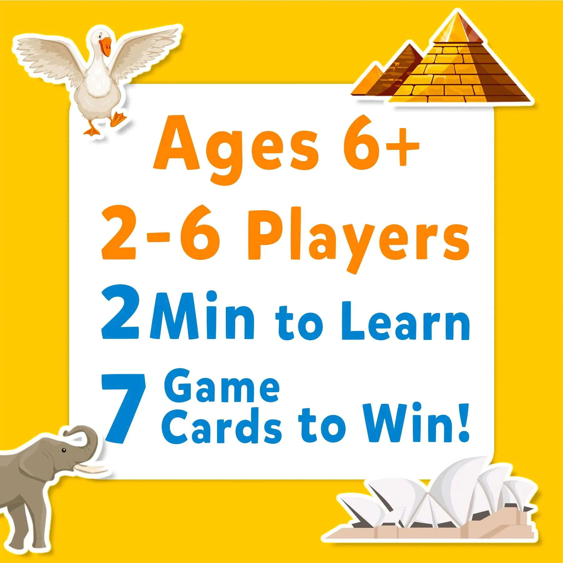 Skillmatics Card Game - Guess in 10 Animals & Countries Combo, Perfect for Boys, Girls, Kids, and Families Who Love Board Games and Educational Toys, Travel Friendly, Gifts for Ages 6, 7, 8, 9