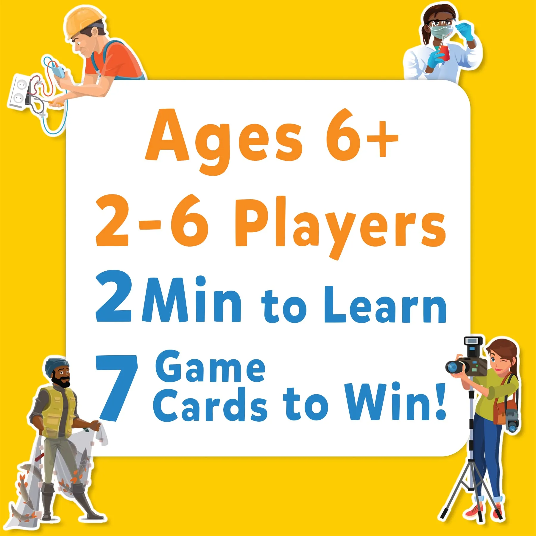 Skillmatics Card Game - Guess in 10 Inspiring Professions, Perfect for Boys, Girls, Kids, and Families Who Love Board Games and Educational Toys, Travel Friendly, Gifts for Ages 6, 7, 8, 9