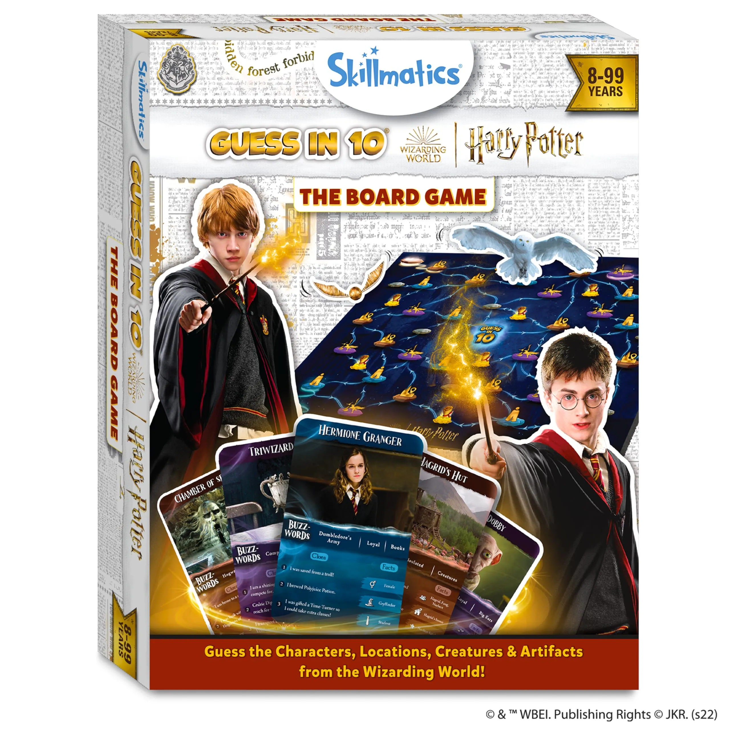 Skillmatics Harry Potter Board Game - Guess in 10, Gifts for 8 Year Olds and Up, Trivia and Strategy Game for Kids, Teens & Adults