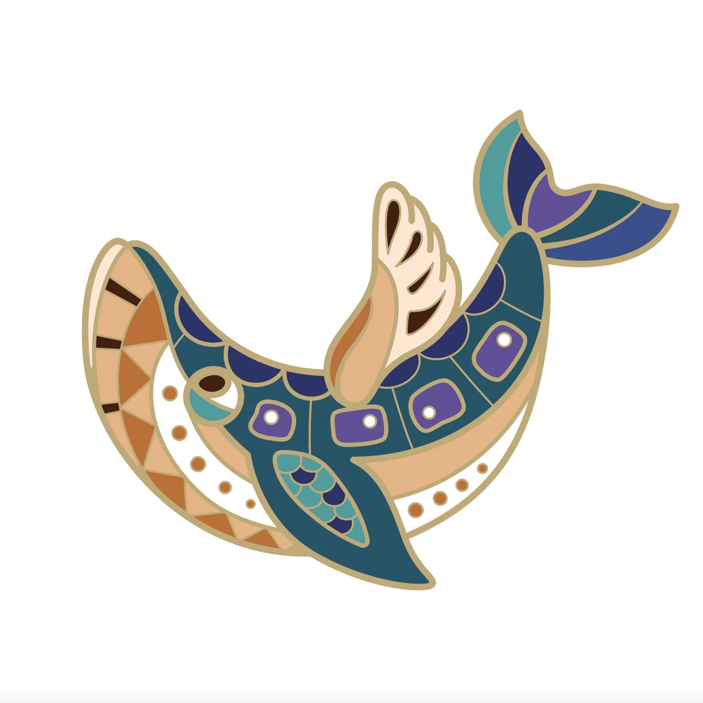 SOLD OUT: BeeKeeper Parade's Magical Blue Whale Pin