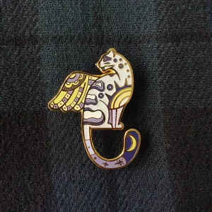 SOLD OUT: BeeKeeper Parade's Magical Snow Leopard Pin