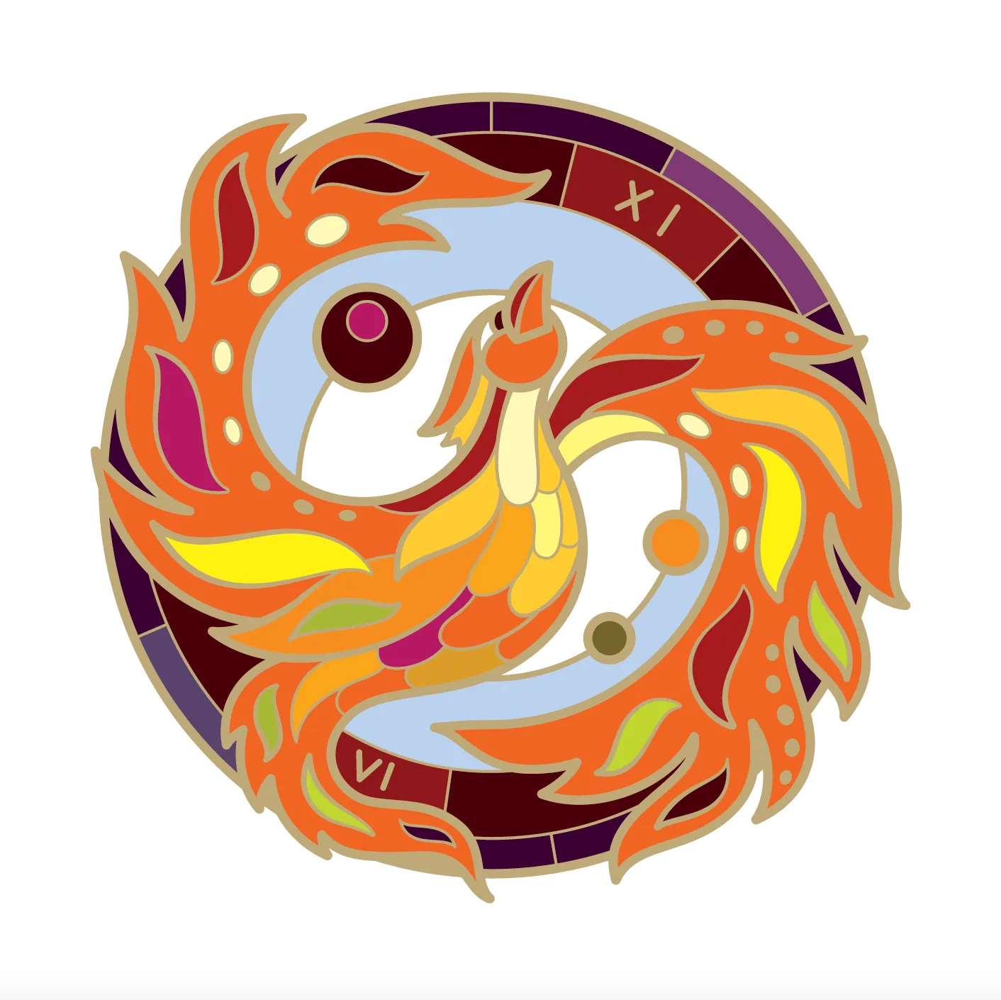 SOLD OUT: BeeKeeper Parade's Magical Starlight Phoenix Pin