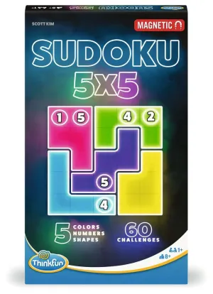 Sudoku 5x5 Magnetic Travel Puzzle