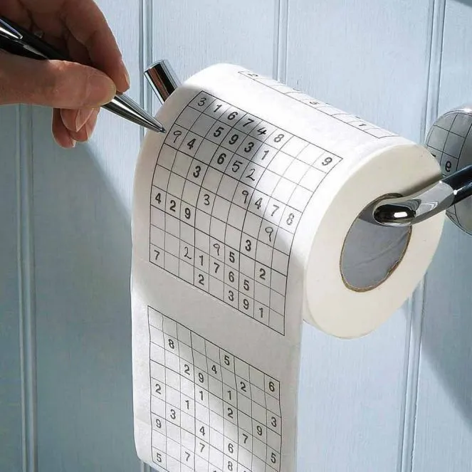 Sudoku Toilet Paper