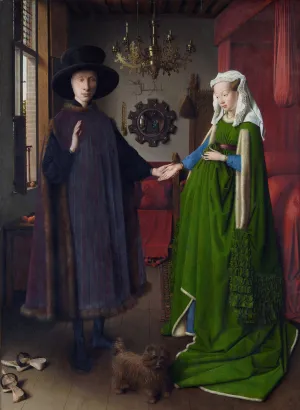 The Arnolfini Portrait (329 Piece Wooden Jigsaw Puzzle)