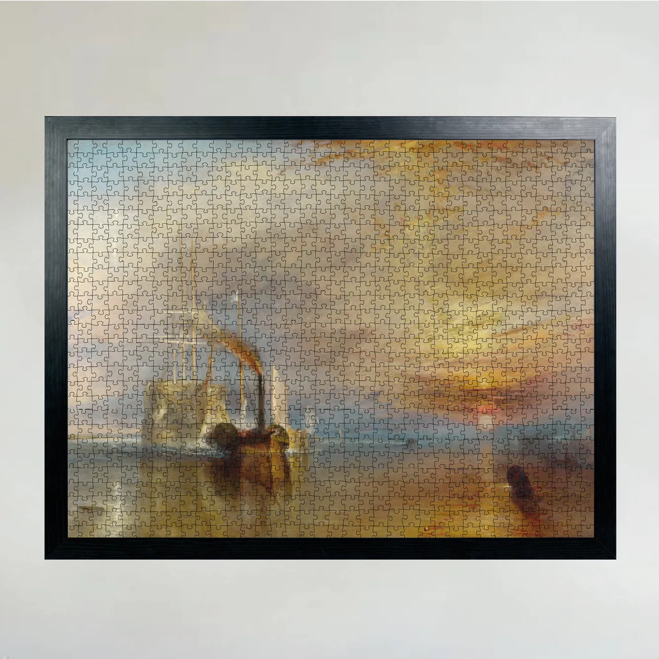 The Fighting Temeraire tugged to her last berth to be broken up, 1838 - National Gallery 1000 Piece Jigsaw Puzzle