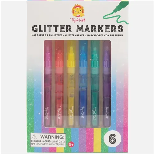 Tiger Tribe Glitter Markers