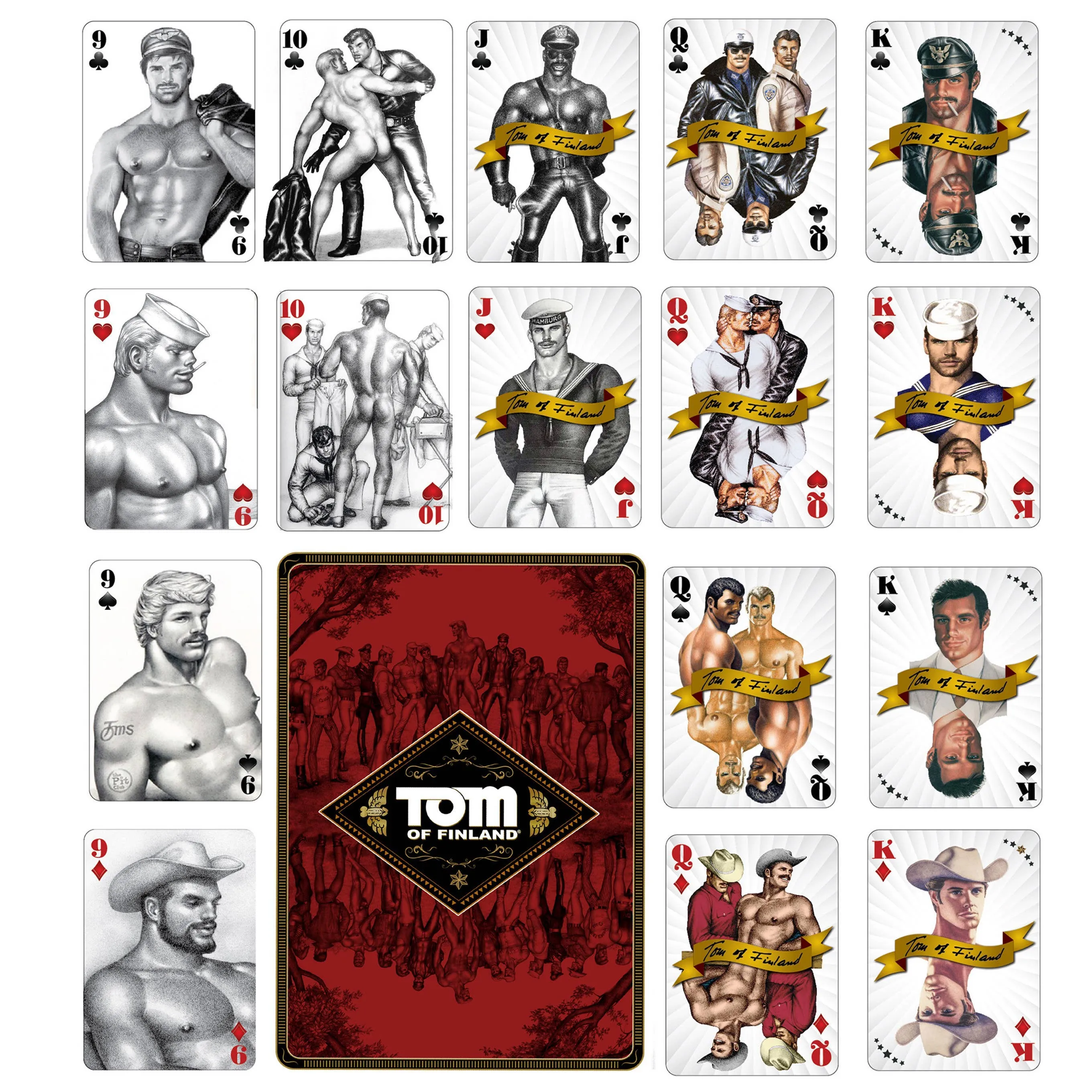 Tom of Finland: Poker Playing Cards