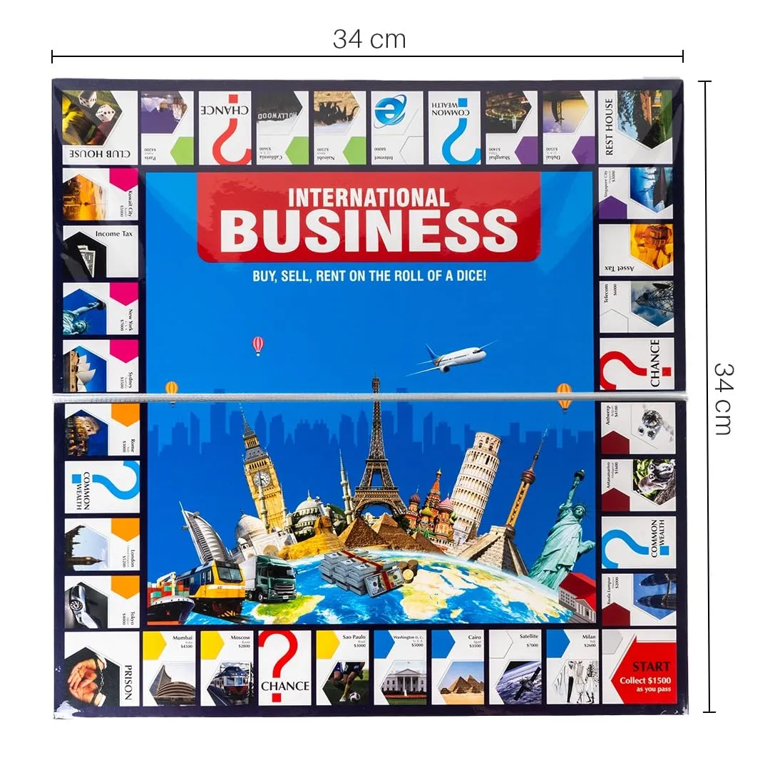 Toysbox International Business Board Game of Money Family Fun Game for Kids & Adults