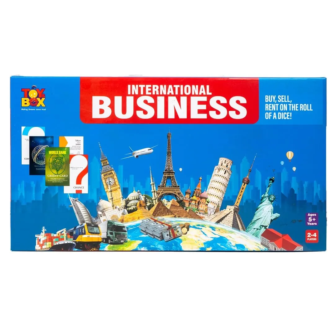 Toysbox International Business Board Game of Money Family Fun Game for Kids & Adults