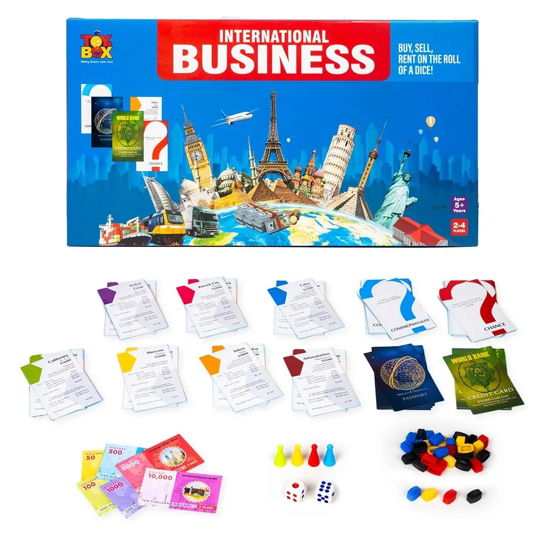 Toysbox International Business Board Game of Money Family Fun Game for Kids & Adults