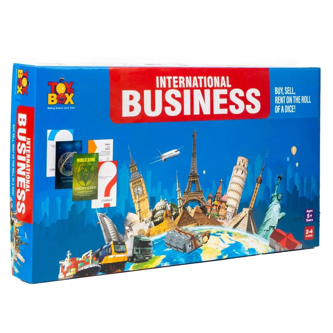 Toysbox International Business Board Game of Money Family Fun Game for Kids & Adults