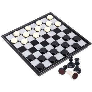 Travel Game - Draughts And Chess Set