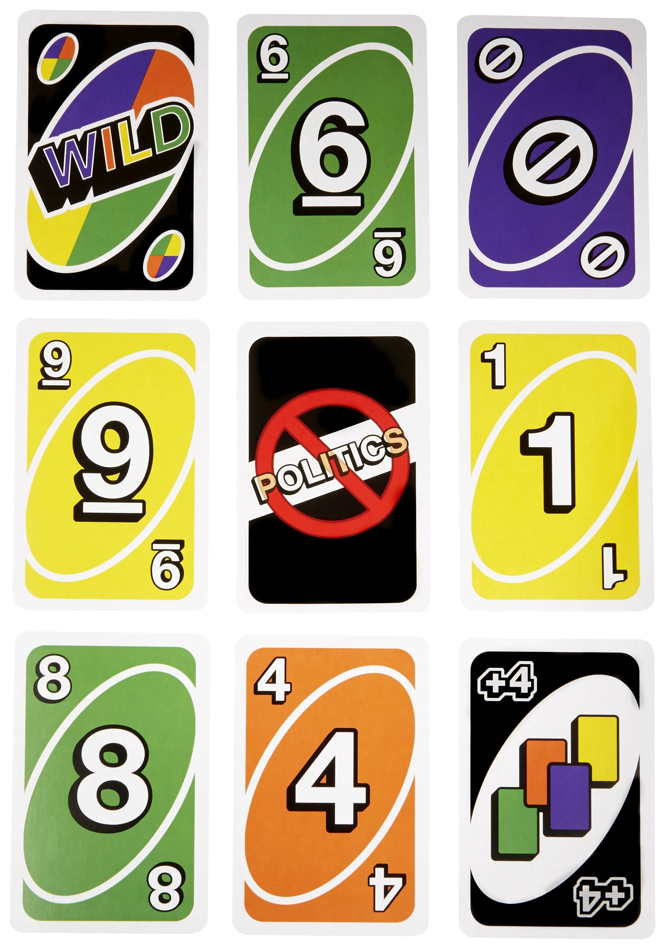 UNO Non-partisan Card Game for 2-10 Players