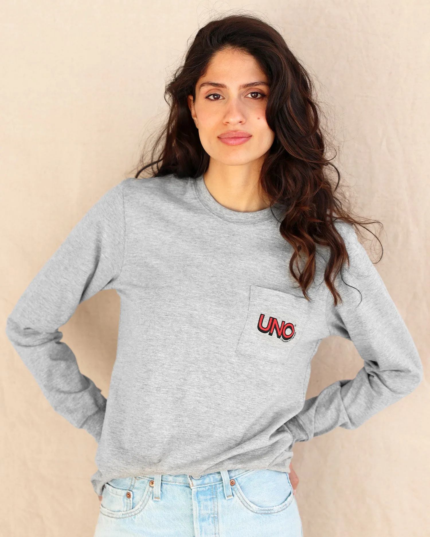 UNO™ Pocket Long Sleeve Tee - Unisex