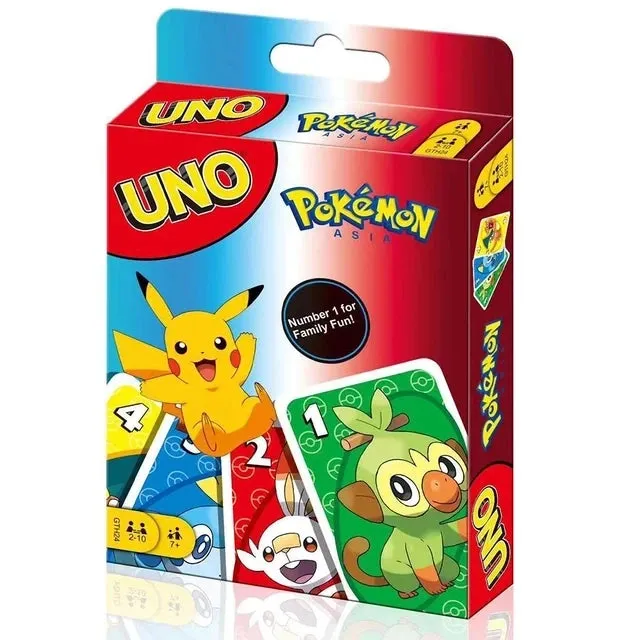 UNO Stitch Chessboard Game Anime Cartoon Kawaii Character Pattern Family Fun Entertainment UNO Card Game Christmas Gift