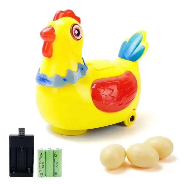 Walk Lay Eggs Sing Hen Rooster Electric Toys, TO0077