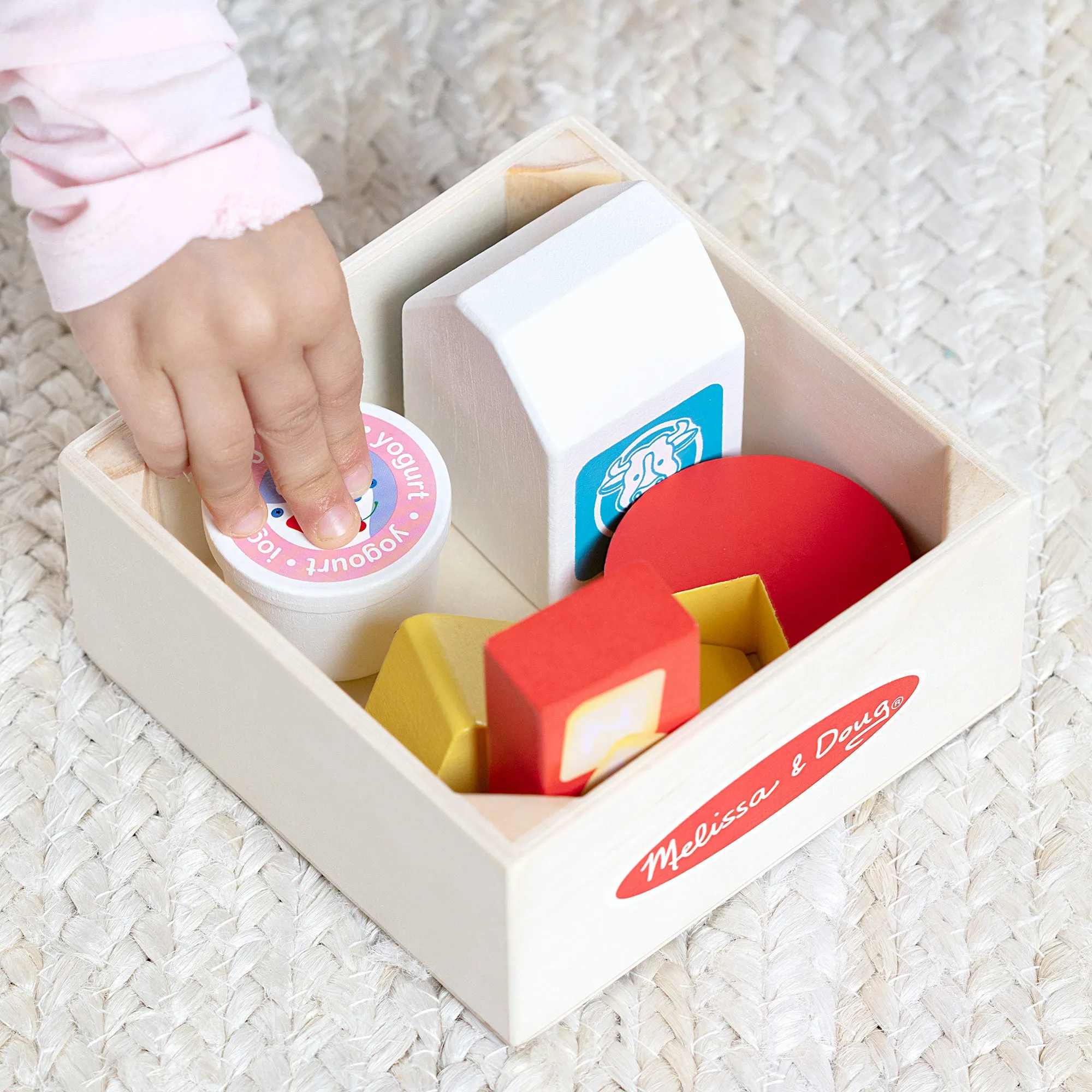 Wooden Food Groups Play Set – Dairy