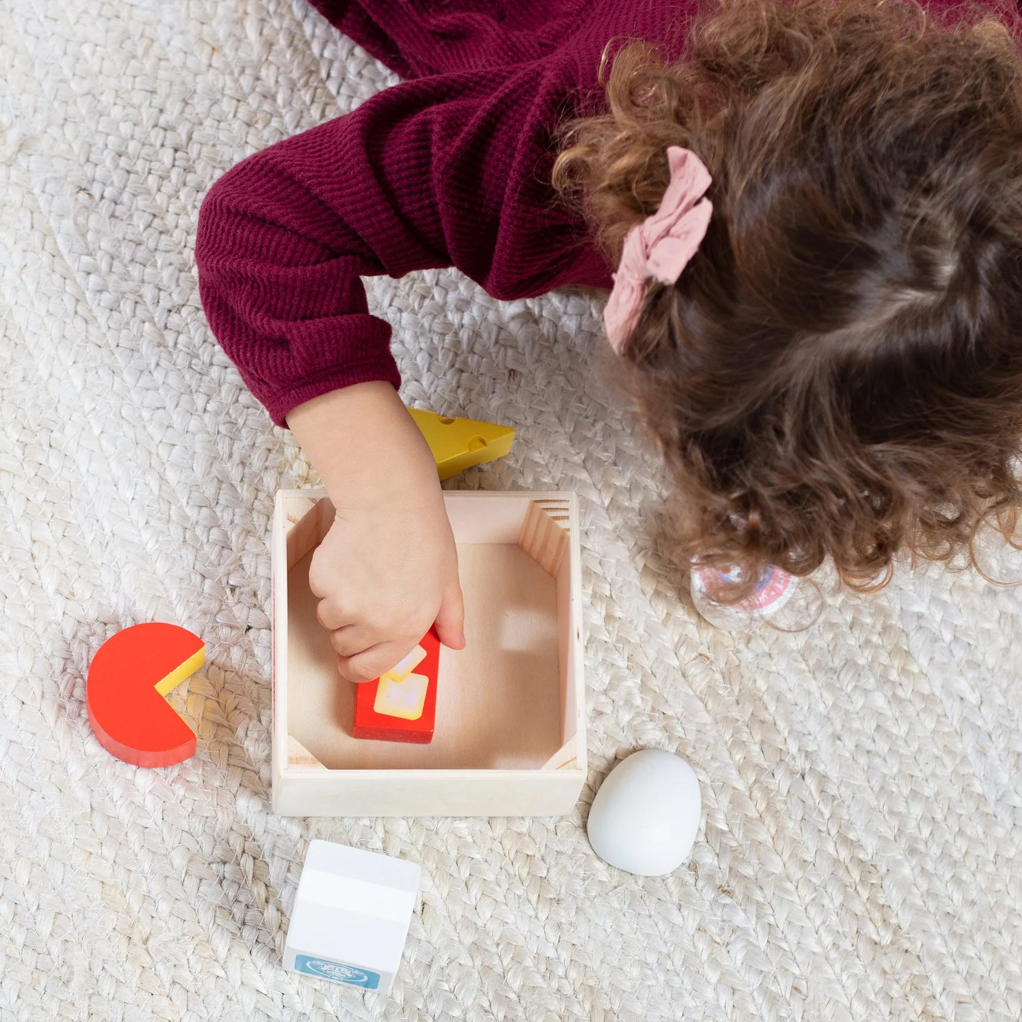 Wooden Food Groups Play Set – Dairy