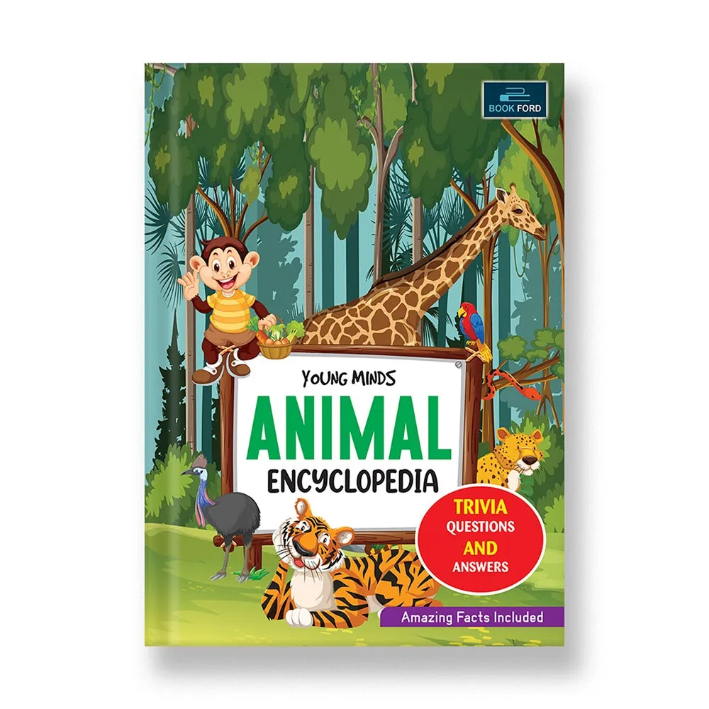 Young Minds - Animals Encyclopedia For Kids - 5 To 15 Years - Enchanting Animals - Trivia, Questions and Answers