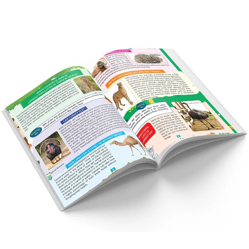 Young Minds - Animals Encyclopedia For Kids - 5 To 15 Years - Enchanting Animals - Trivia, Questions and Answers